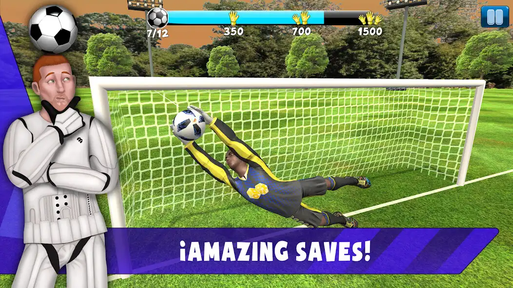 Play Soccer Goalkeeper 2022 as an online game Soccer Goalkeeper 2022 with UptoPlay