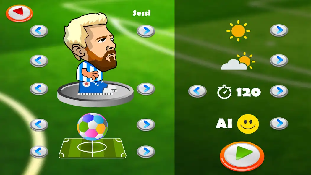 Play Soccer Head Football Champions as an online game Soccer Head Football Champions with UptoPlay