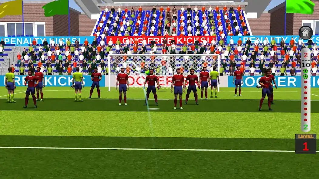 Play Soccer Long Range Kicks as an online game Soccer Long Range Kicks with UptoPlay