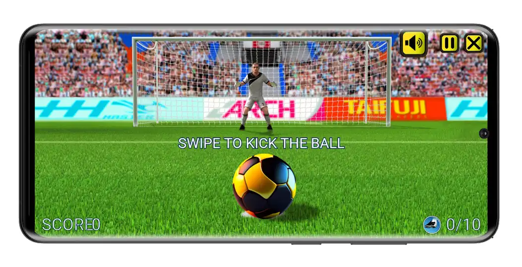 Play Soccer Penalty Kick Players as an online game Soccer Penalty Kick Players with UptoPlay