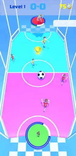 Play Soccer Push! as an online game Soccer Push! with UptoPlay