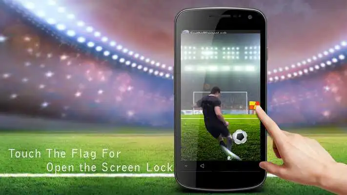 Play soccer screen locker