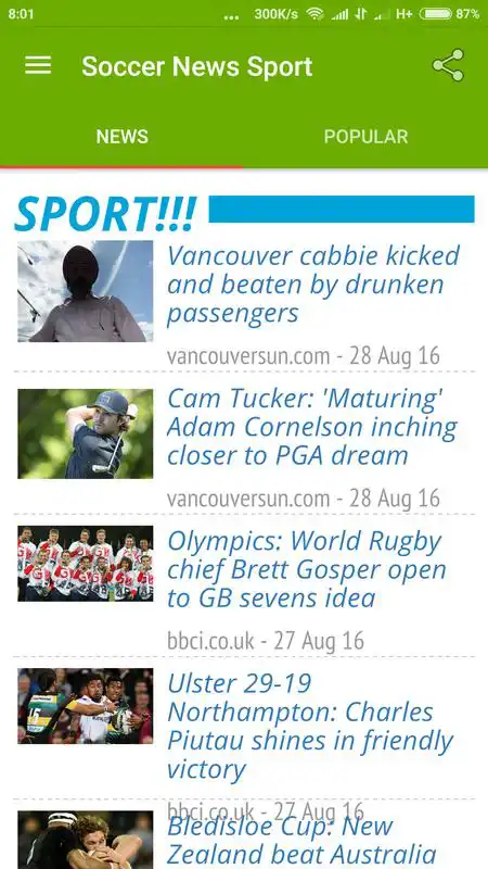 Play soccer sport news