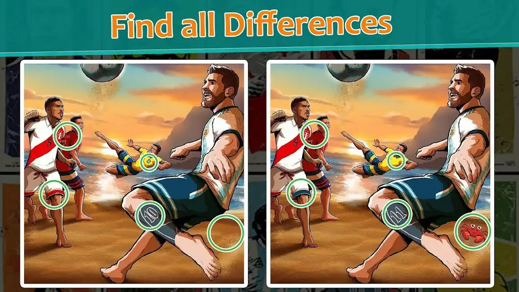 Play Soccer Star: Find Differences  and enjoy Soccer Star: Find Differences with UptoPlay