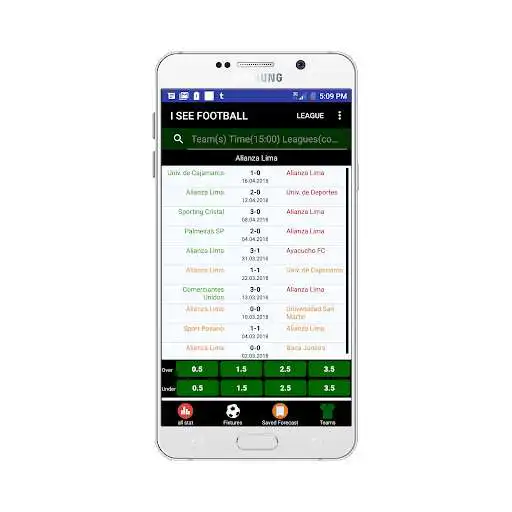 Play Soccer Statistics App(