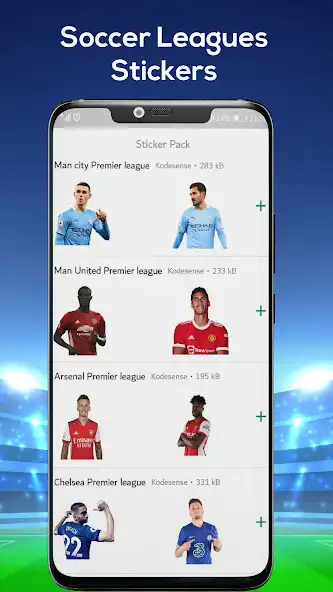 Play Soccer Stickers for WhatsApp as an online game Soccer Stickers for WhatsApp with UptoPlay
