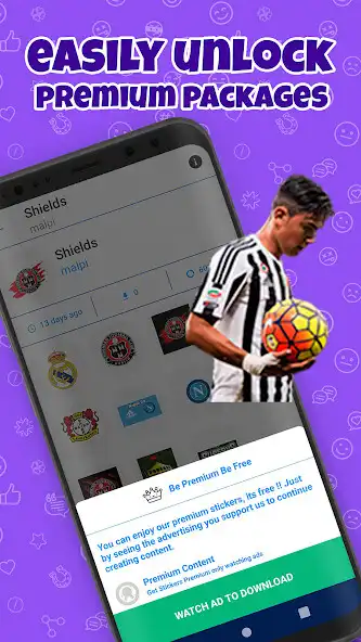 Play Soccer Sticker Soccer Football  and enjoy Soccer Sticker Soccer Football with UptoPlay