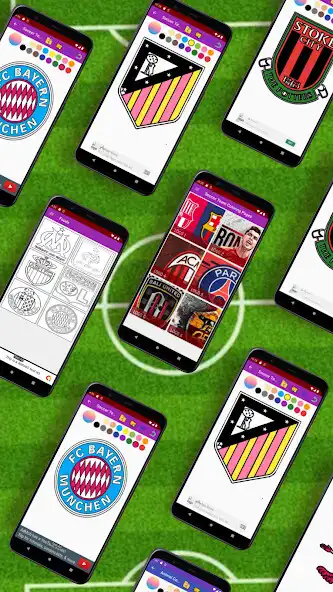 Play Soccer Team Coloring Pages  and enjoy Soccer Team Coloring Pages with UptoPlay