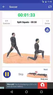 Play Soccer Training Workout - Fitness Coach Gym Guide