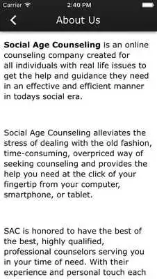Play Social Age Counseling