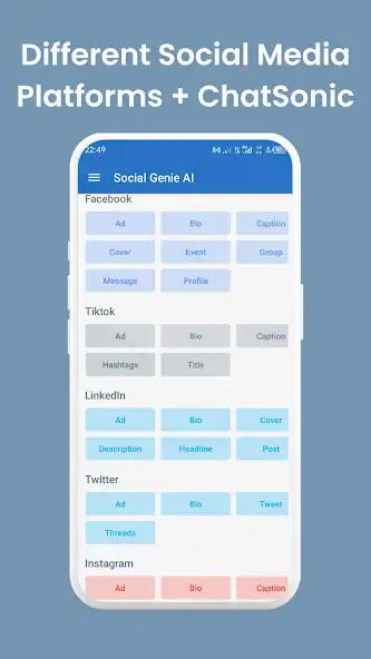 Play Social Genie AI (Social Media)  and enjoy Social Genie AI (Social Media) with UptoPlay