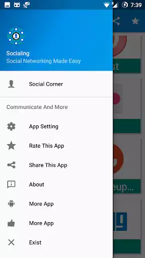 Play Socialing : All social networks in one app as an online game Socialing : All social networks in one app with UptoPlay