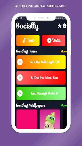 Play Socially The All In One Tone,Wallpaper Qoutes App  and enjoy Socially The All In One Tone,Wallpaper Qoutes App with UptoPlay