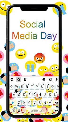 Play Social Media Day Keyboard Background  and enjoy Social Media Day Keyboard Background with UptoPlay