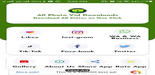 Play Social Media Video, Status & Photo Downloader  and enjoy Social Media Video, Status & Photo Downloader with UptoPlay