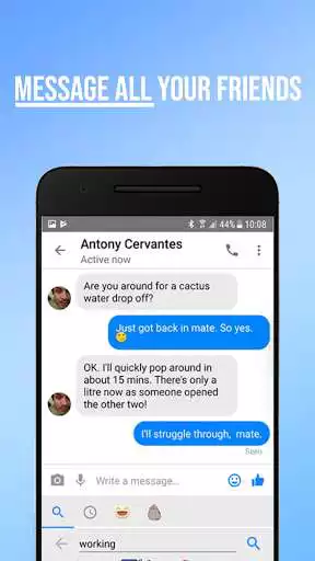 Play Social Messages : for Video Chat, Messages, Feed as an online game Social Messages : for Video Chat, Messages, Feed with UptoPlay