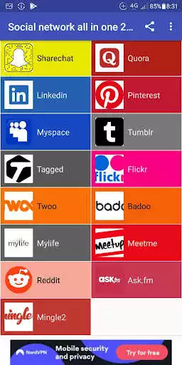 Play Social network all in one 2019