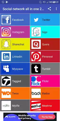 Play Social network all in one 2019