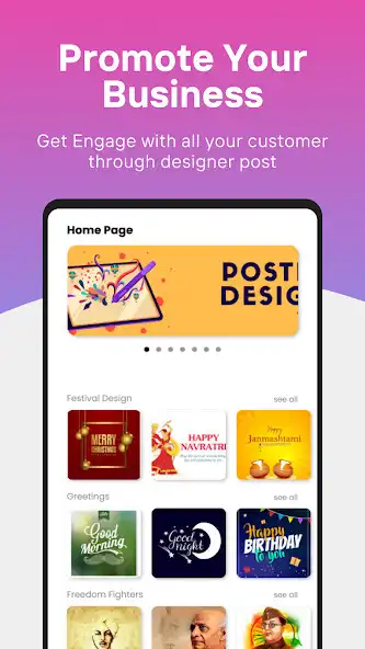 Play Social Path - Post Maker as an online game Social Path - Post Maker with UptoPlay