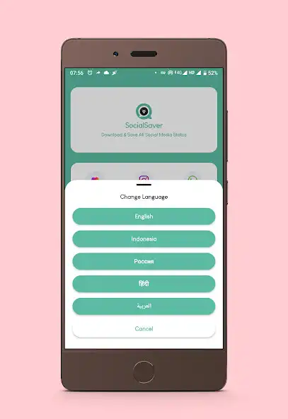 Play SocialSaver - Download  Save Social Media Status as an online game SocialSaver - Download  Save Social Media Status with UptoPlay