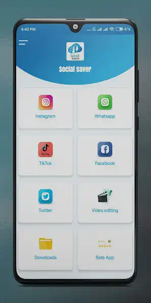 Play SocialSaver - Social Media video Downloader  and enjoy SocialSaver - Social Media video Downloader with UptoPlay