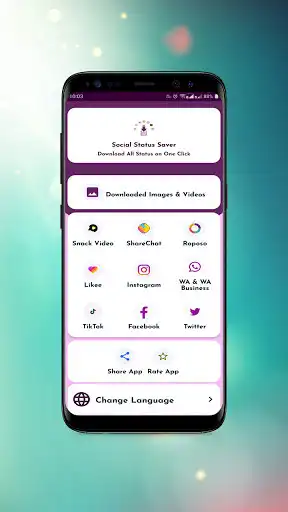 Play Social Status Saver as an online game Social Status Saver with UptoPlay