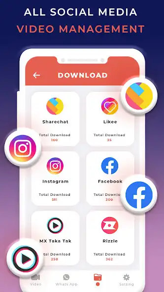 Play SocialV : All Video Downloader as an online game SocialV : All Video Downloader with UptoPlay