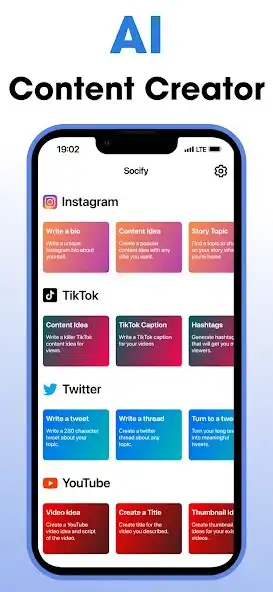 Play Socify: AI Content Creator  and enjoy Socify: AI Content Creator with UptoPlay