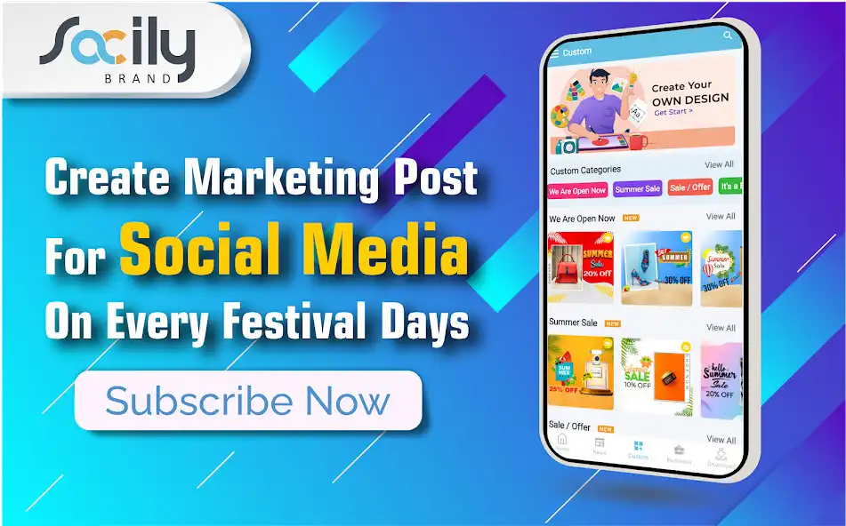 Play Socily Brand Festival Poster  and enjoy Socily Brand Festival Poster with UptoPlay