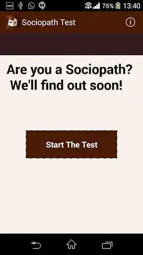Play Sociopath Test  and enjoy Sociopath Test with UptoPlay