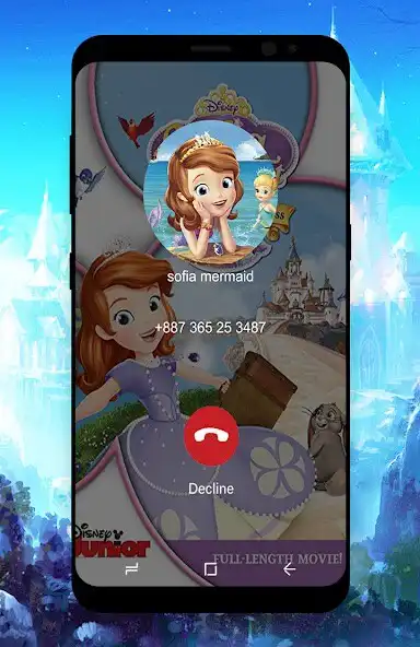 Play sofia mermaid fake call  and enjoy sofia mermaid fake call with UptoPlay