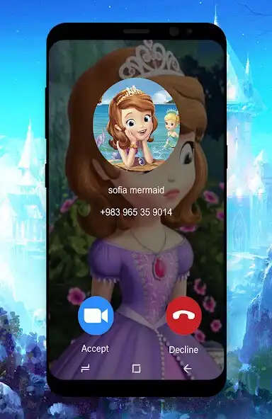 Play sofia mermaid fake call as an online game sofia mermaid fake call with UptoPlay