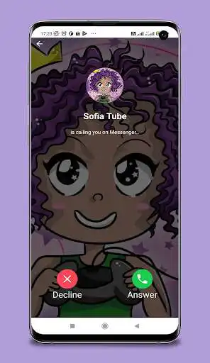 Play Sofia Tube Fake Call as an online game Sofia Tube Fake Call with UptoPlay
