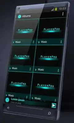 Play Soft glow PlayerPro Skin