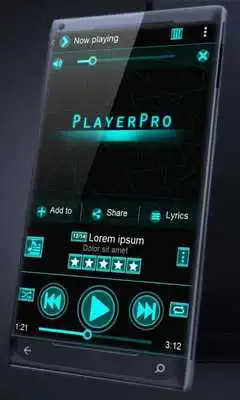 Play Soft glow PlayerPro Skin