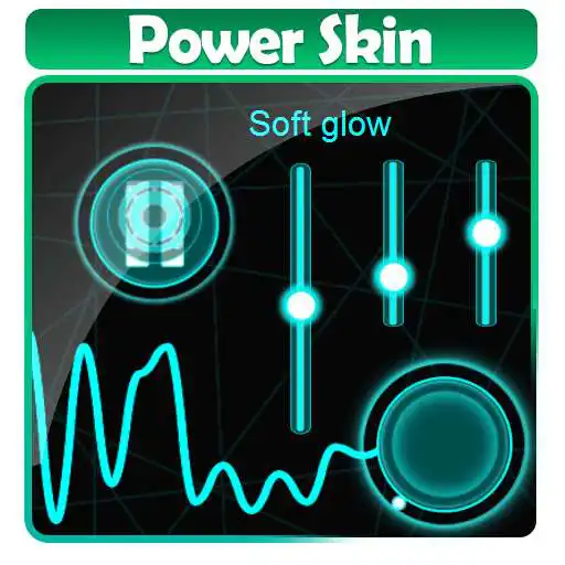 Free play online Soft glow Poweramp Skin  APK