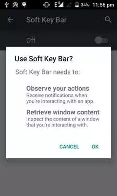 Play Soft Key / Navigation bar