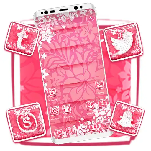 Play Soft Pink Launcher Themes APK Play Soft Pink Launcher Themes APK