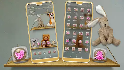 Play Soft Toys Launcher Theme  and enjoy Soft Toys Launcher Theme with UptoPlay