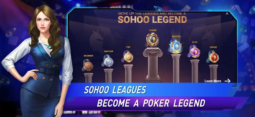 Play Sohoo Poker - Texas Holdem as an online game Sohoo Poker - Texas Holdem with UptoPlay