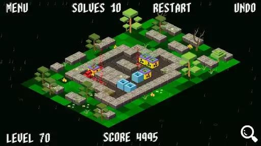 Play Sokoban 3D as an online game Sokoban 3D with UptoPlay