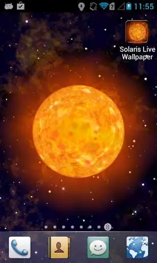 Play Solar Flare Live Wallpaper