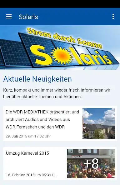 Play Solaris - Strom durch Sonne  and enjoy Solaris - Strom durch Sonne with UptoPlay
