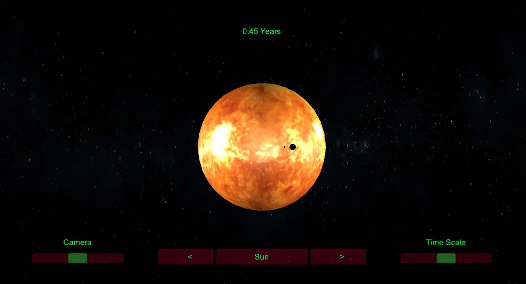 Play Solar System Sim as an online game Solar System Sim with UptoPlay