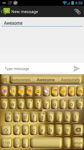 Play Solid Gold Emoji Keyboard