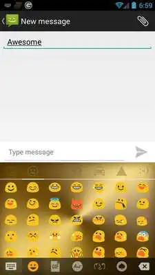 Play Solid Gold Emoji Keyboard
