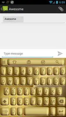 Play Solid Gold Emoji Keyboard
