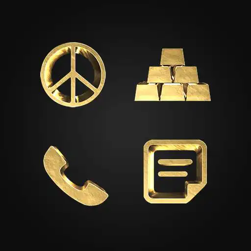 Play Solid Gold - Icon Pack APK Play Solid Gold - Icon Pack APK