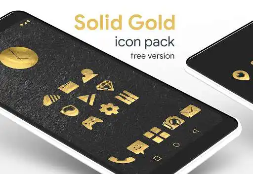 Play Solid Gold - Icon Pack  and enjoy Solid Gold - Icon Pack with UptoPlay