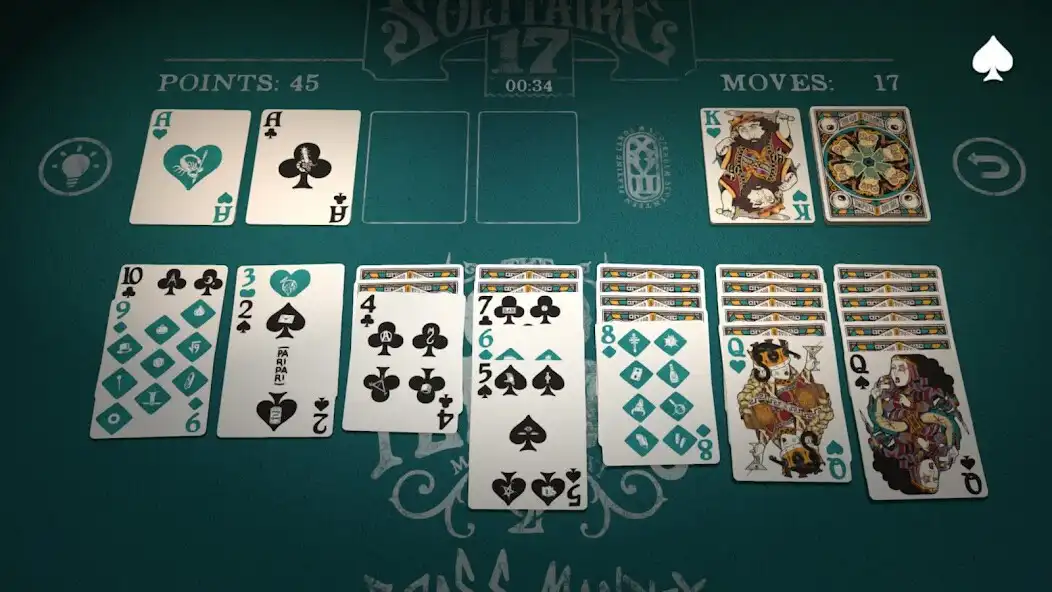 Play Solitaire17 as an online game Solitaire17 with UptoPlay